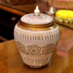 wooden candy jar