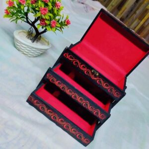 Naqashi trifold jwellery box